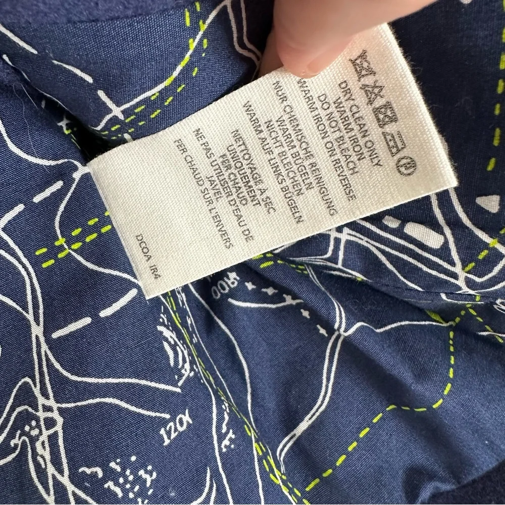 Mini Boden Blue Wool Blend Sport Coat 7-8